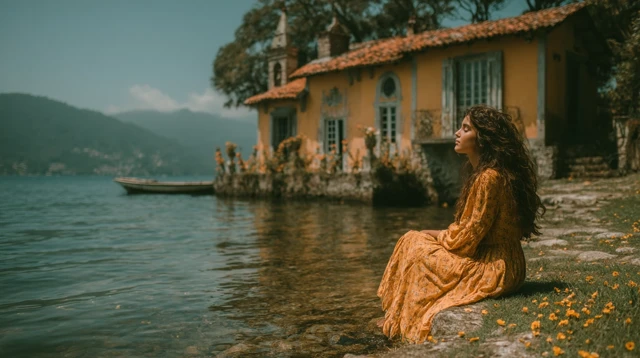 Girl by Lake Summer Church 2025 Mexico