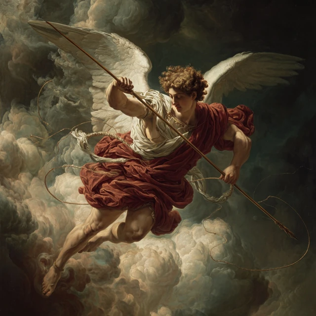 Hermes Greek God in Romantic Era Painting