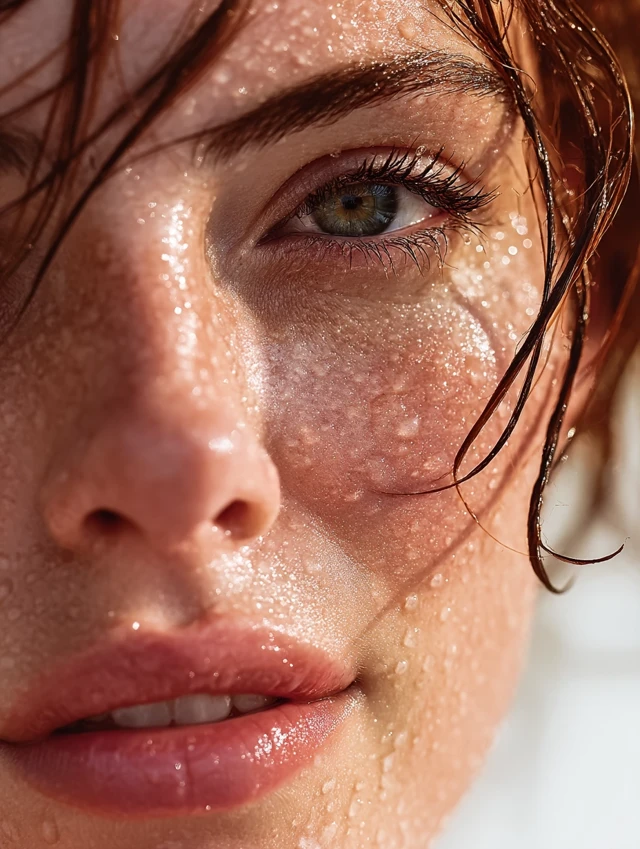 Natural Beauty Fresh Hydration Woman Face