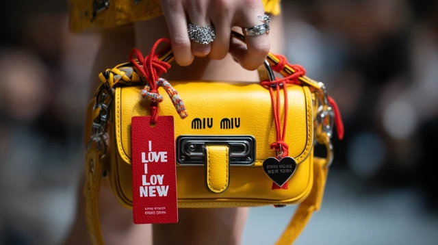 Miu Miu Handbag I Love New York Fashion Detail