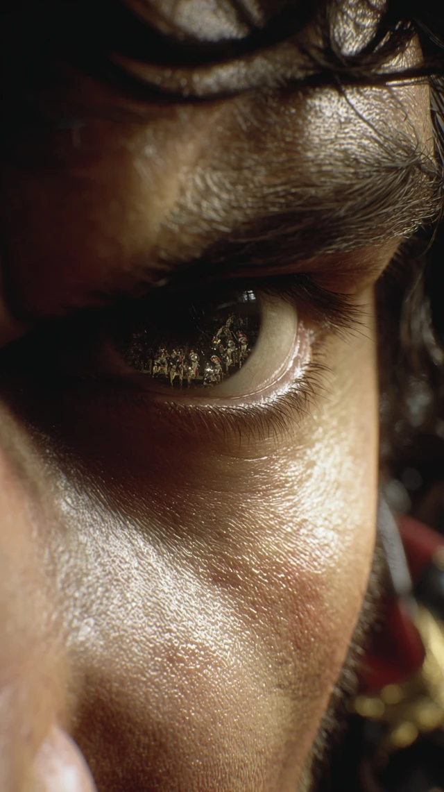 Napoleon Eye Battlefield CloseUp Hyperrealism