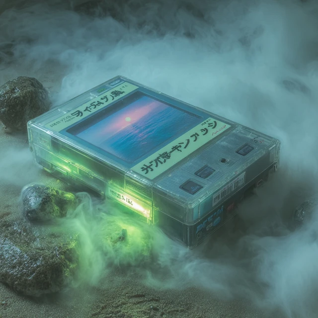 Vaporwave Japanese VHS Artwork Aesthetic