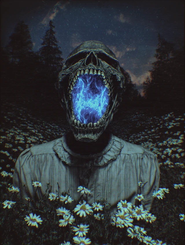 Modern Horror Art Trippy Cult Vibes
