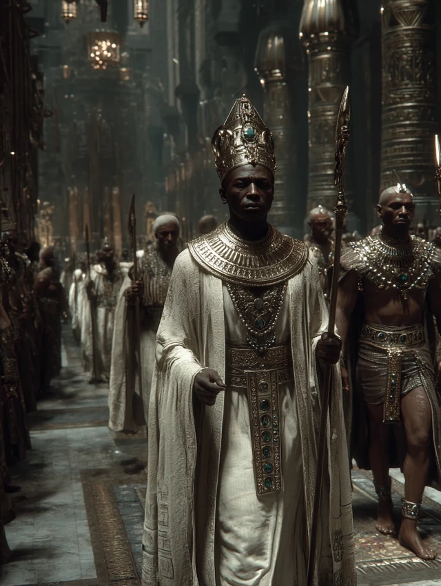 Ancient Egyptian Pharaoh Throne Hall Cinematic