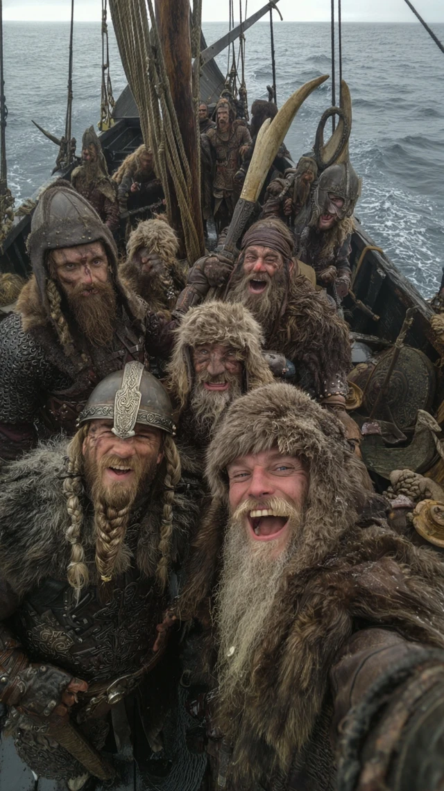 Viking Selfie Drakkar Adventure