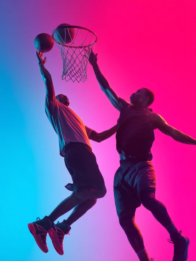 Basketball Players Sportswear Ad Lifestyle Campaign