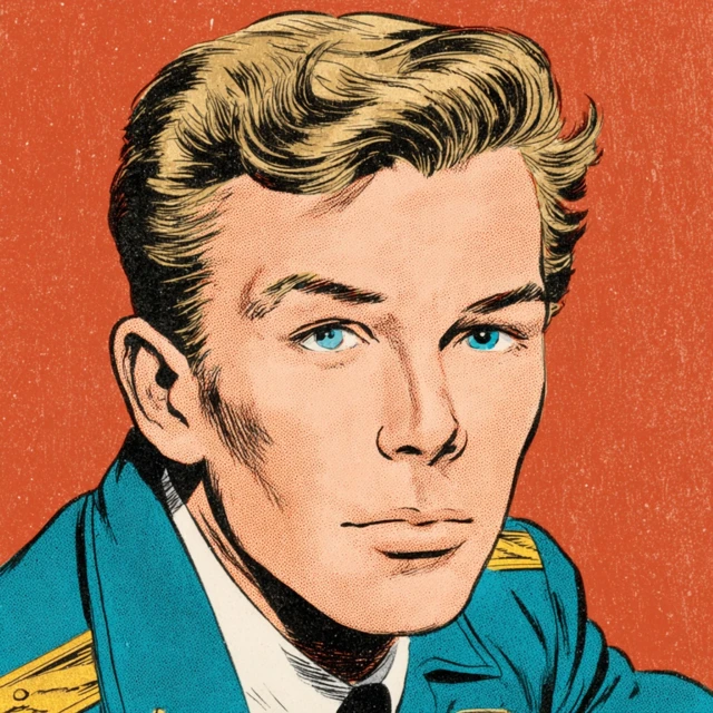 Johnny Law Sky Ranger Classic Comic Art