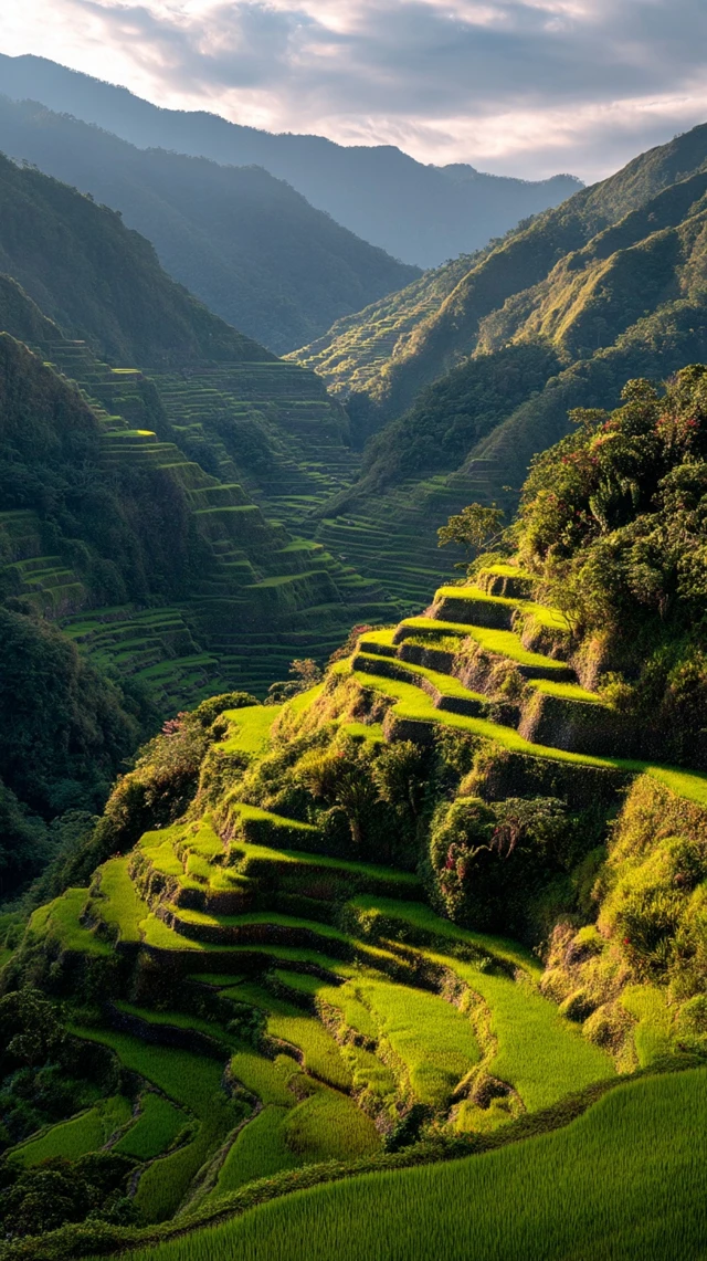 Rice Terrace at Sunset Landscape Photography