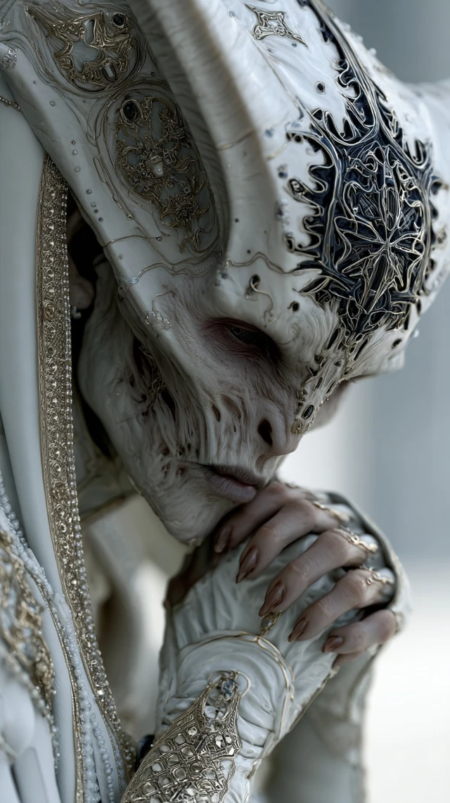 Demonic Figure Ultra Realistic Portrait