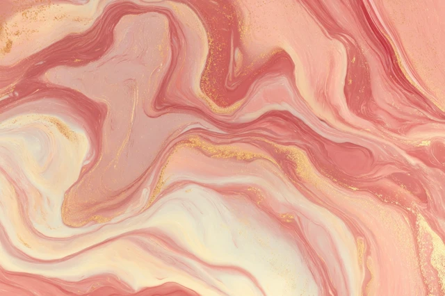 Elegant Marble Background Rose Champagne Apricot Swirl