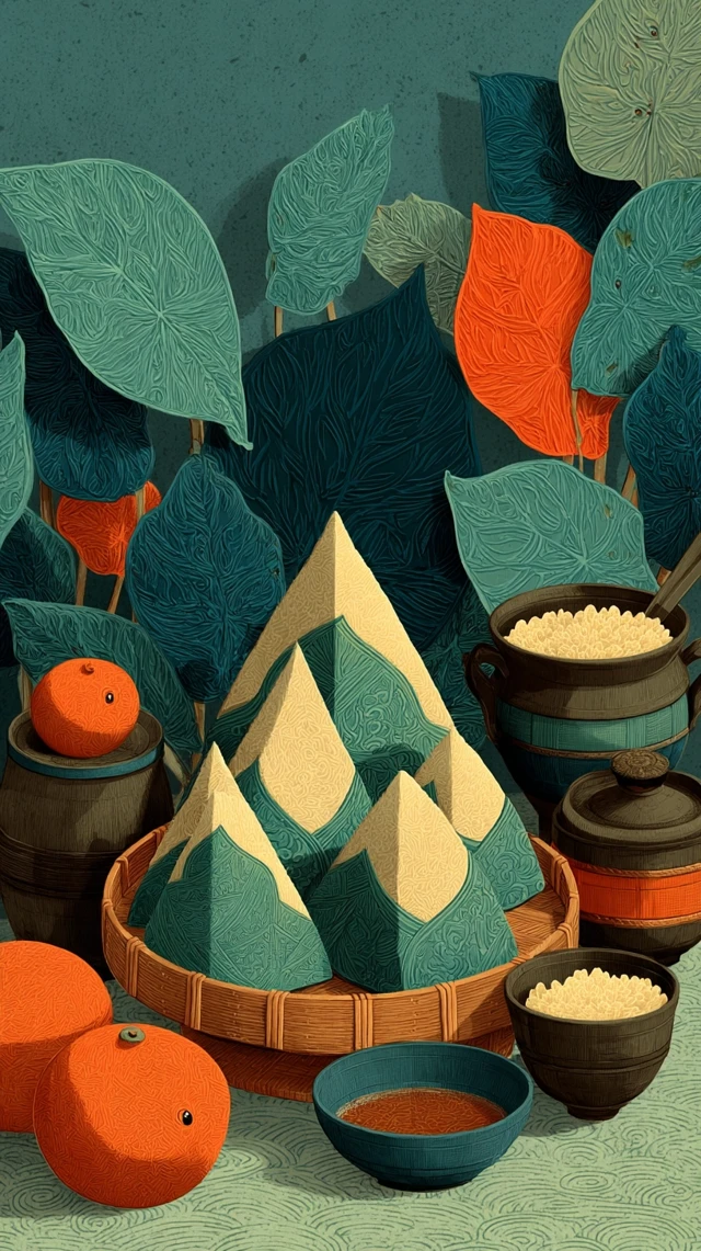 Dragon Boat Festival Zongzi Illustration