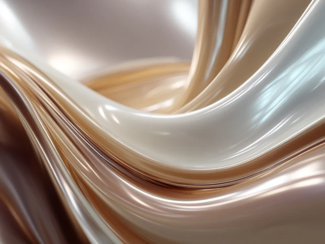 Abstract Fluid Curves and Gradients Digital Art