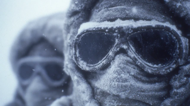 Mount Everest Explorers In Blizzard Ultra Realistic