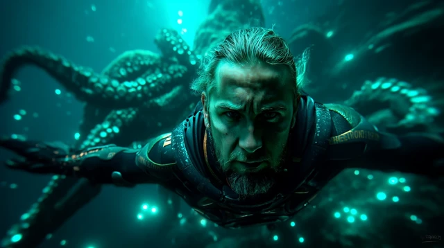 Underwater Horror Deep Sea Adventure with Monster