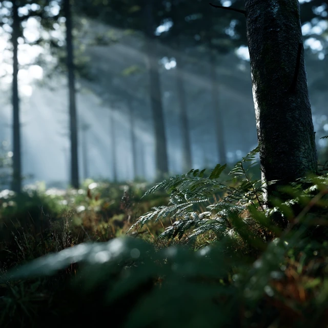Foggy Forest Scene Unreal Engine 5