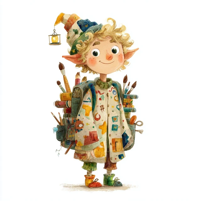 Creative Elf Artist for Kids Interactive Book