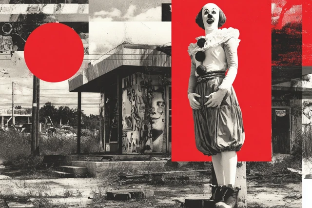 Barbara Kruger Pop Art Clown Statue Funhouse