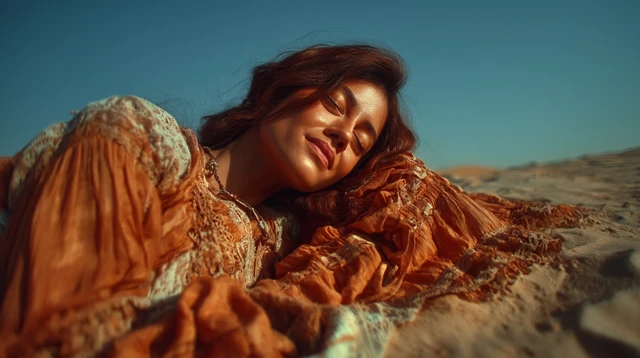 Boho Fashion Portrait Desert Dream Photography