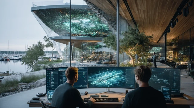 Futuristic AI Powered Architectural Studio