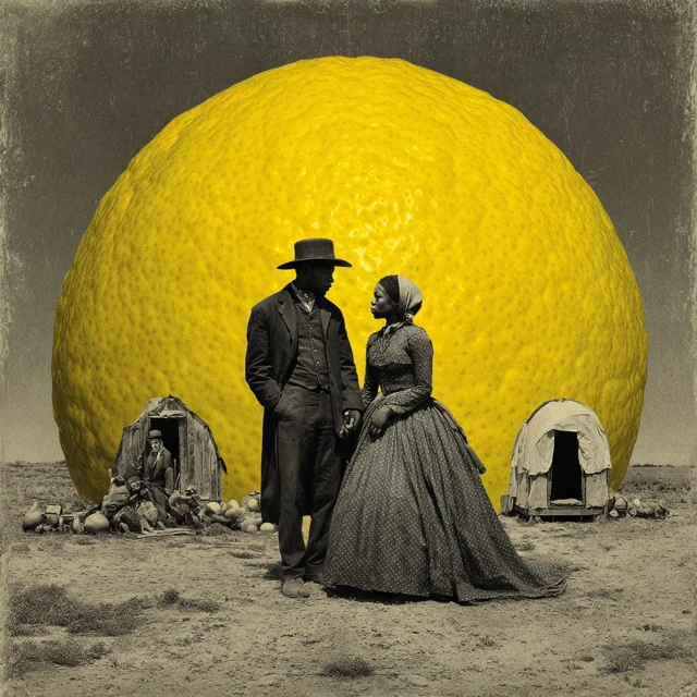 Underground Railroad with Lunar Lemon Art