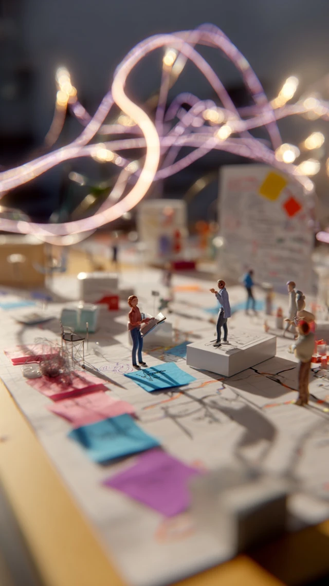 Miniature Diorama Creative Strategy Office