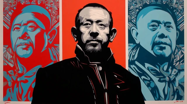 Freddy Mercury Portrait Art by Shepard Fairey