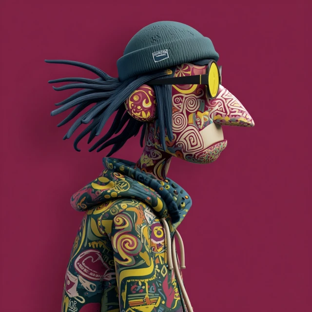 Afro Cyberpunk Portrait