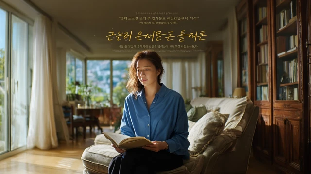 French Woman Reading Movie Poster Korean Style