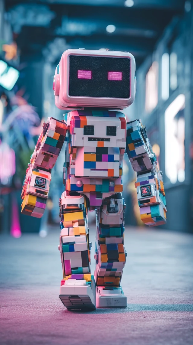 Roblox Robot Walking Toward You Ultra Realistic 3D Render