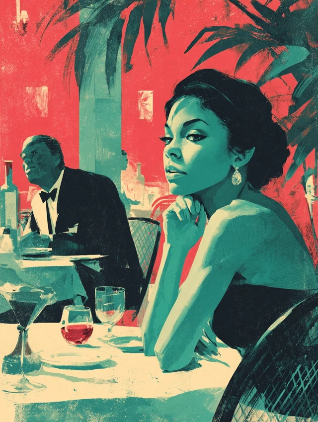 Vintage Movie Poster: Restaurant Rendezvous