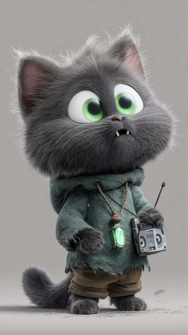 Cute Cartoon Cat Character Design