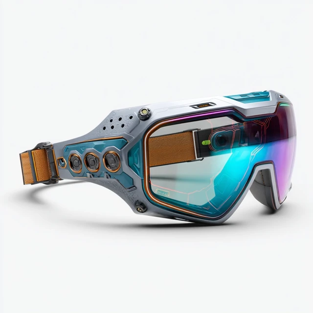 Futuristic Pickleball Goggles AR HeadsUp Display
