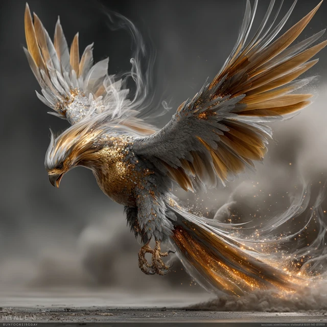 Phoenix Rising Ethereal Fantasy Art