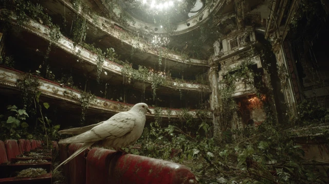 Abandoned Opera House Overgrown Nature