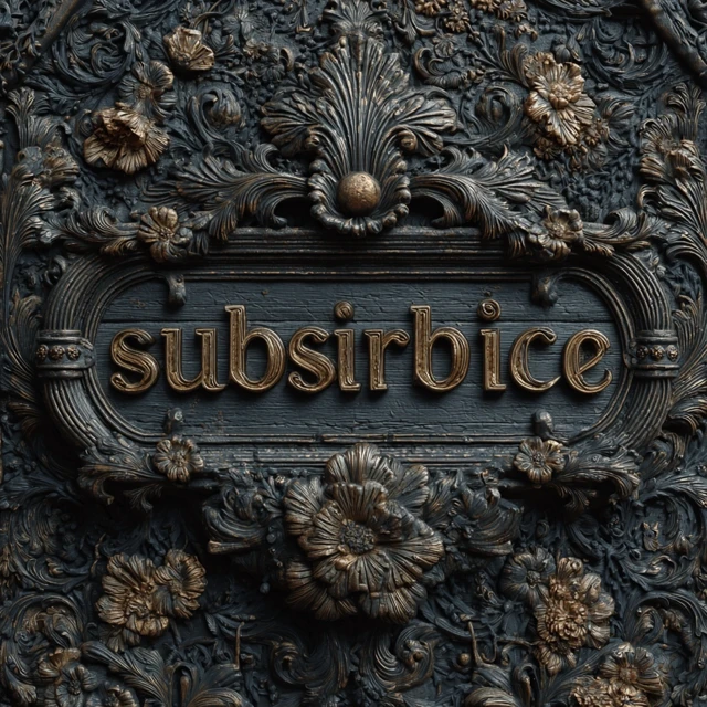 Subscribe Sign Gothic Background for Blog