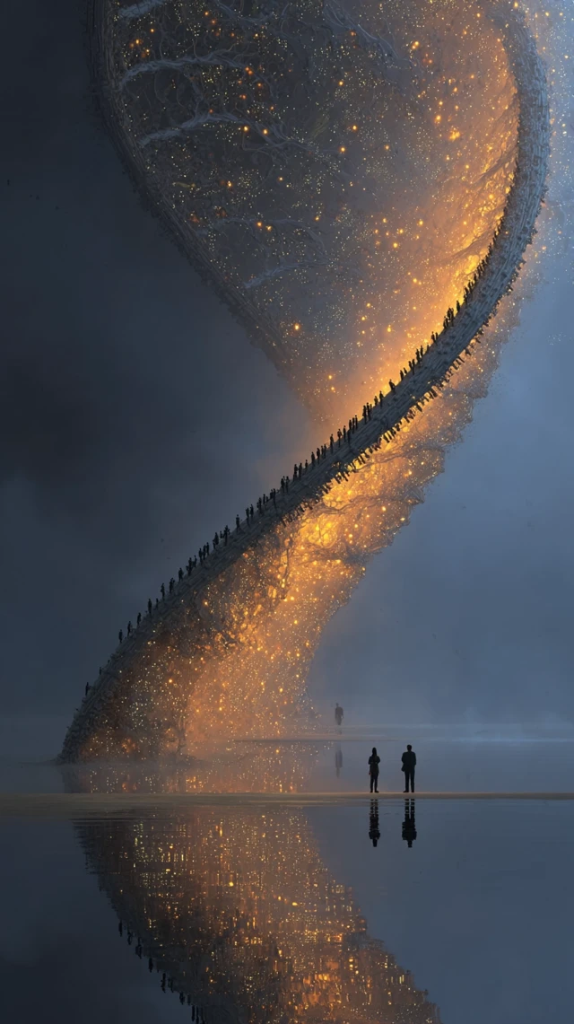DNA Earth: A Surreal Vision of Biological Evolution