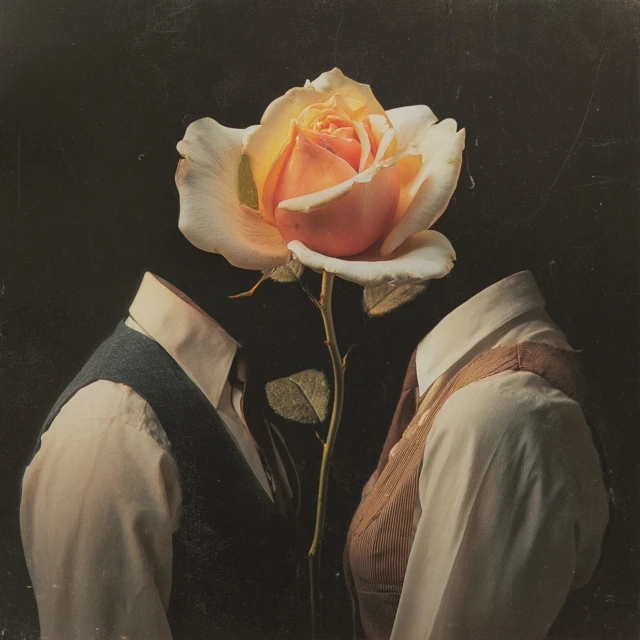 Surreal Rose Design Concept Dali Inspired Illustration