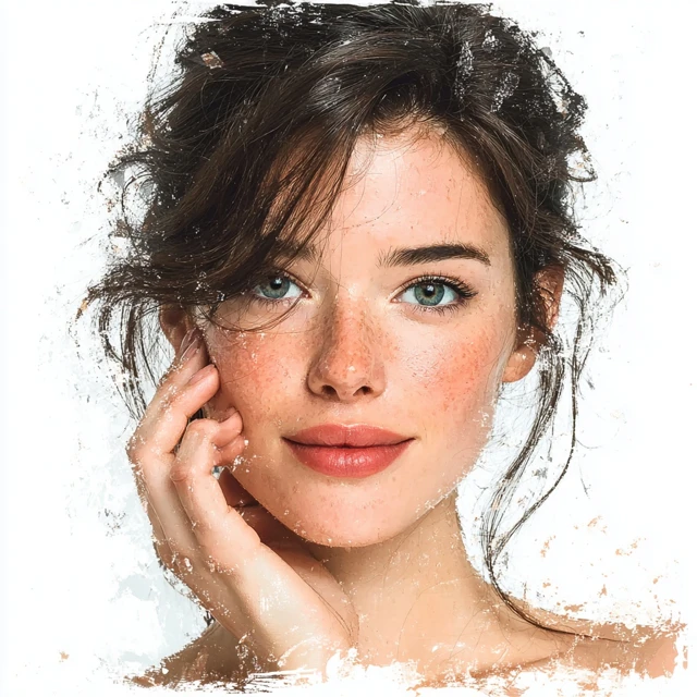 Beautiful Young Woman Portrait Beauty Skincare Spa