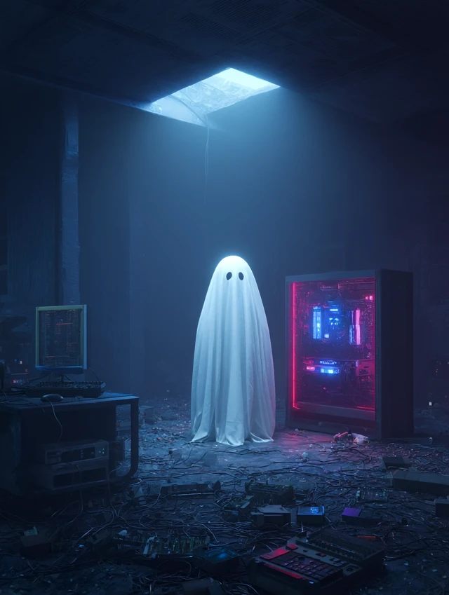 Ghost from a Gaming PC Nintendocore Style