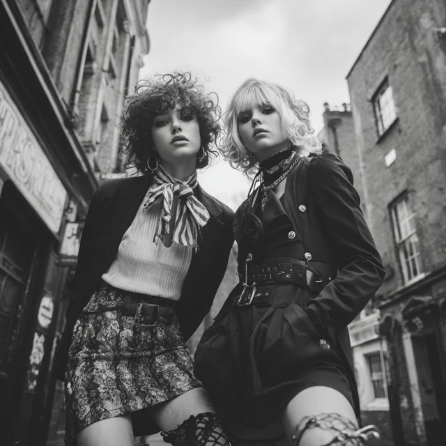 1970s English Street Punk Fashion Photo