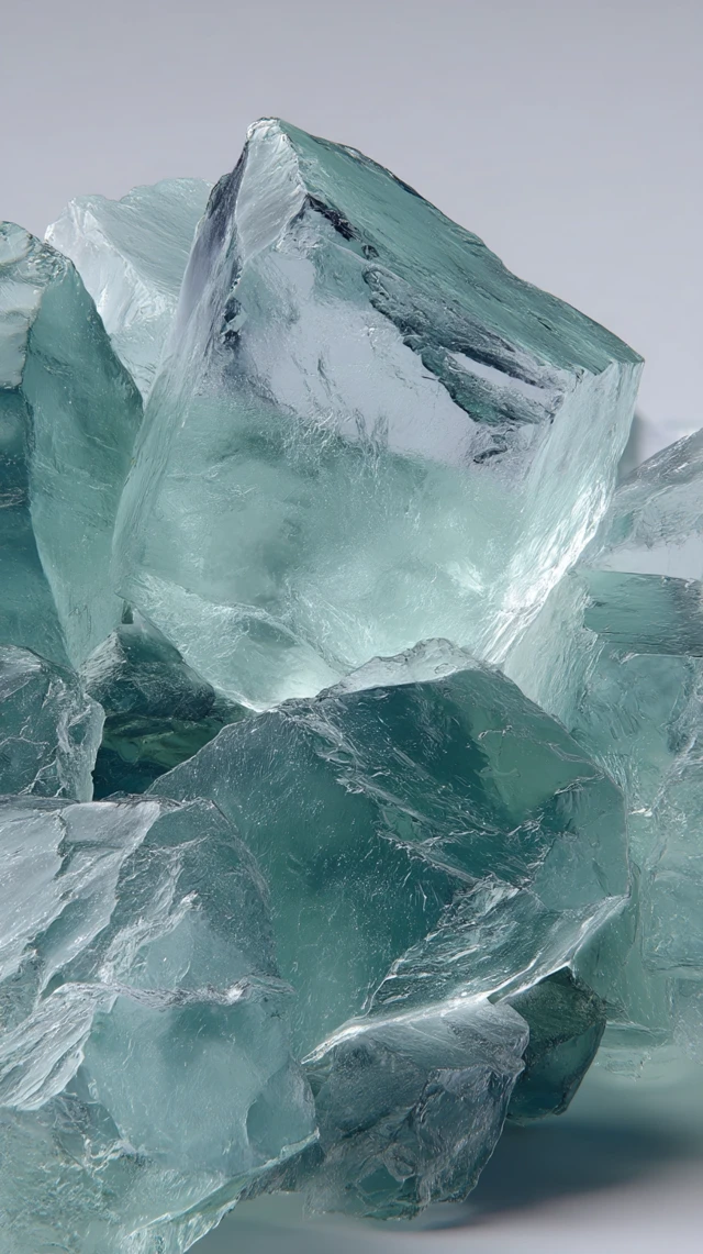 Menthol Stone Crystal Macro Photography