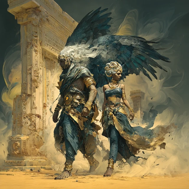Nergal and Ereshkigal Mesopotamian Demon King and Queen