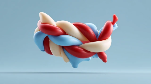 3D Balloon Map of USA Hyperrealistic Rendering