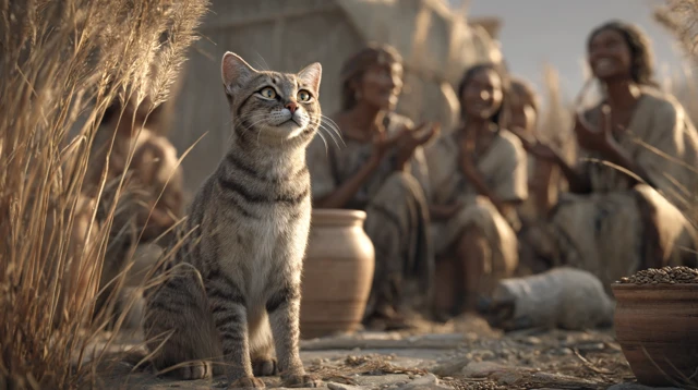 Neolithic Cat: A Photo-Realistic Image