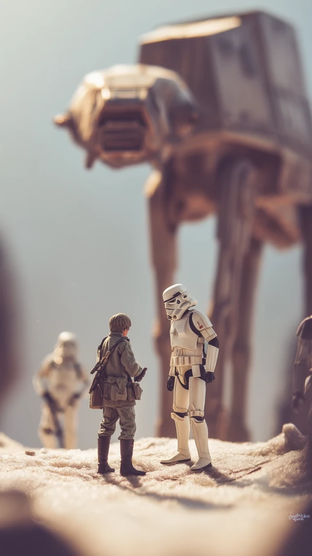 Star Wars Stormtrooper Photo Realistic Scene