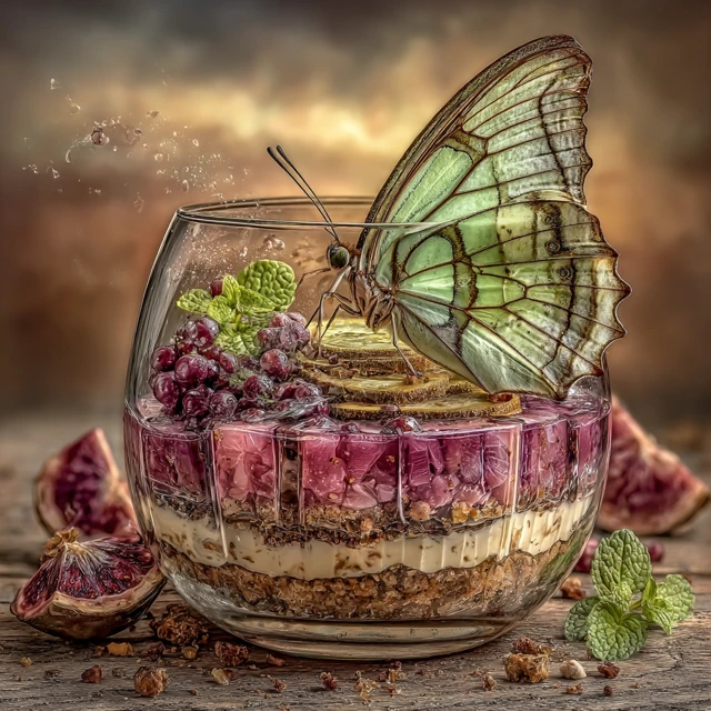 Molecular Gastronomy Landscape Macro Focus Stacked