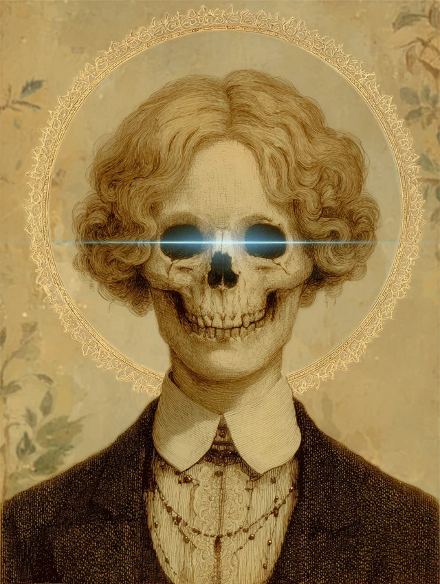 Cult Horror Portrait Modern Aesthetic Art