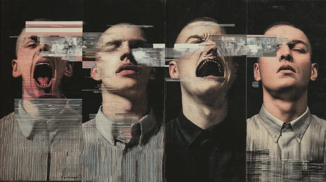 Distorted Portraits by Pierre Saba Psychological Art