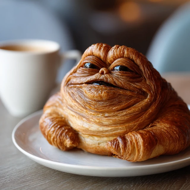 Jabba the Hutt Croissant: Delicious Star Wars Treat!