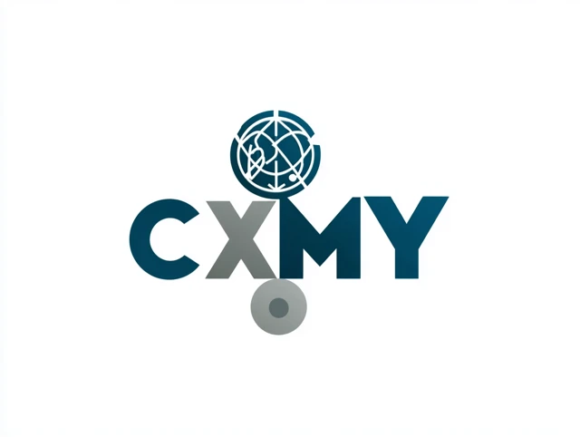 CXMY Logo Design Global Connectivity Business Brand